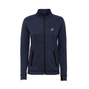EQUINE HORSE EQUINE HORSE Felpa donna collo alto full zip Franch blue navy heater abbigliamento tecnico da scuderia (09EH-PA379) 09EH-PA379 FRANCH BLUE NAVY HEATER 