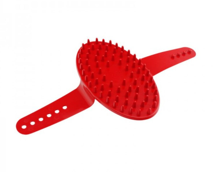 EQUINE HORSE EQUINE HORSE Nubs curry comb Rosso attrezzatura da scuderia (4597) 4597 ROSSO 