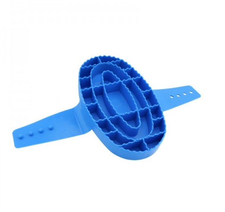 EQUINE HORSE EQUINE HORSE Serrated curry comb Blu attrezzatura da scuderia (4603) 4603 BLU 