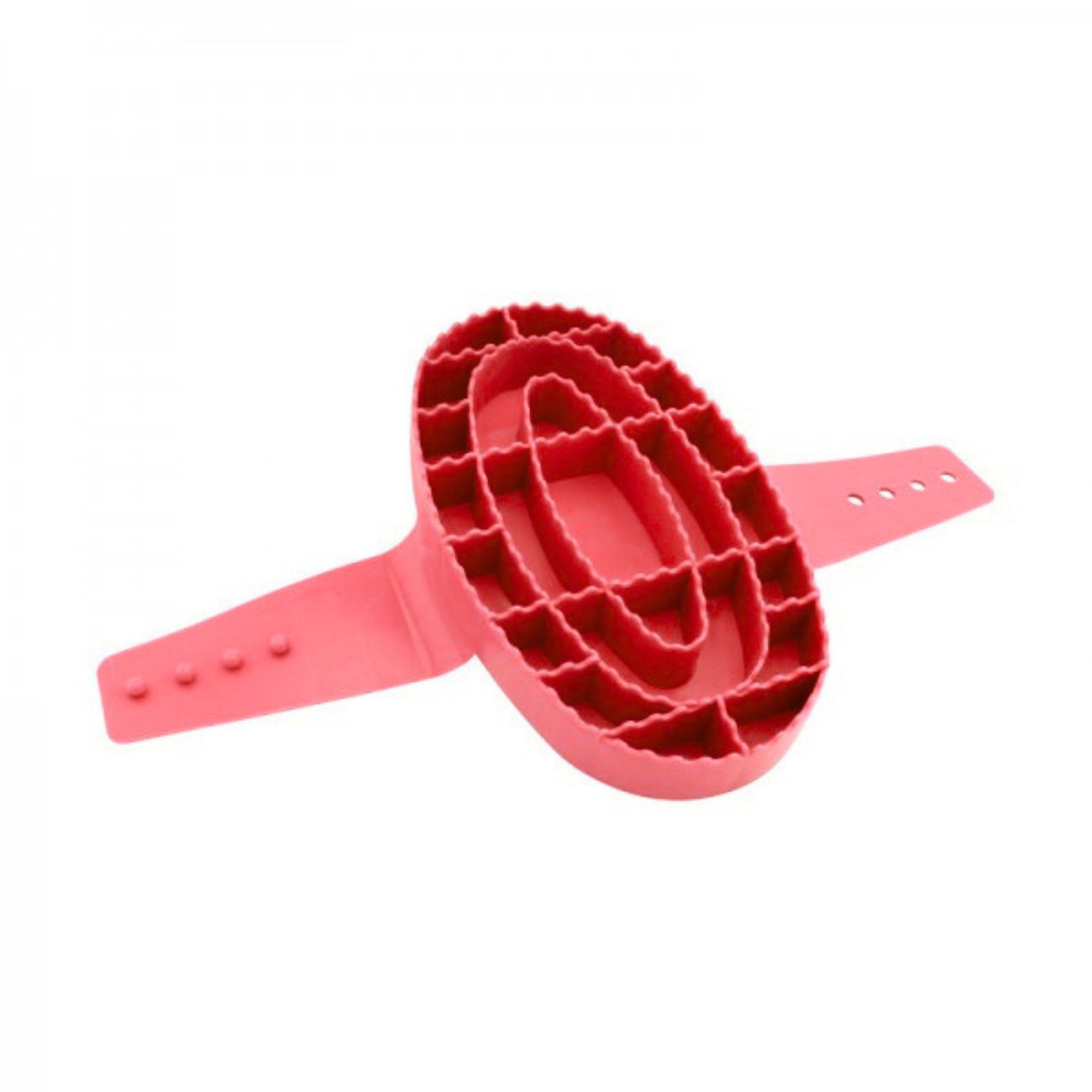 EQUINE HORSE EQUINE HORSE Serrated curry comb Rosso attrezzatura da scuderia (4603) 4603 ROSSO 