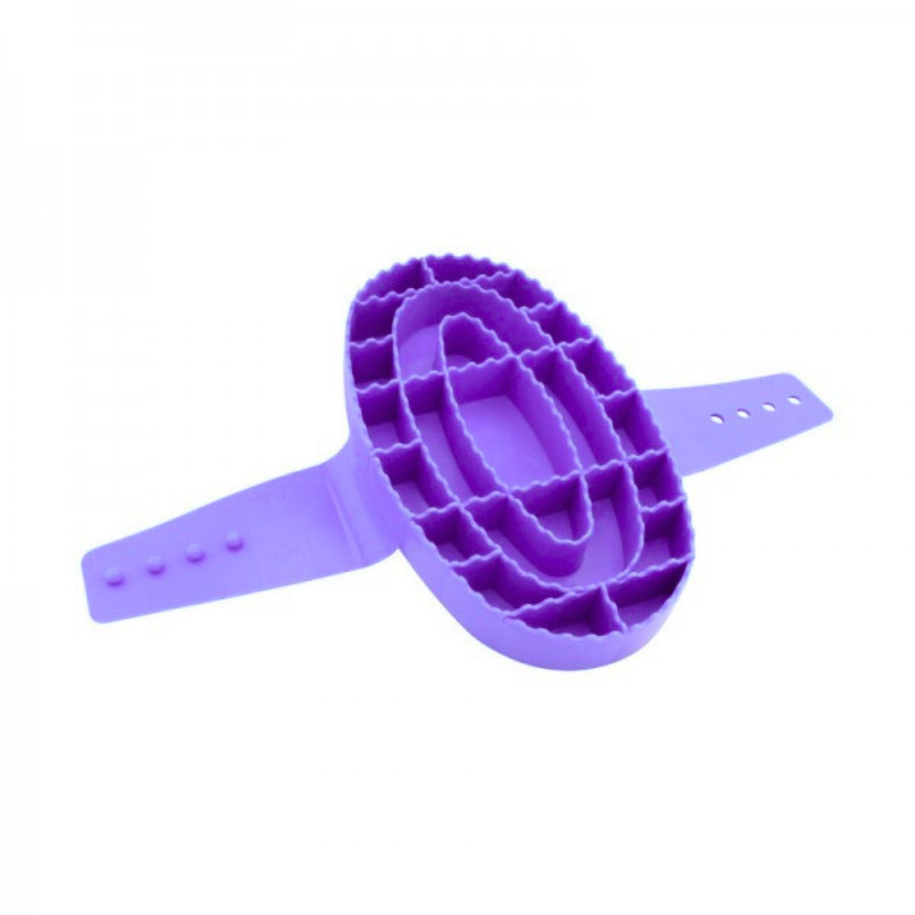 EQUINE HORSE EQUINE HORSE Serrated curry comb Viola attrezzatura da scuderia (4603) 4603 VIOLA 