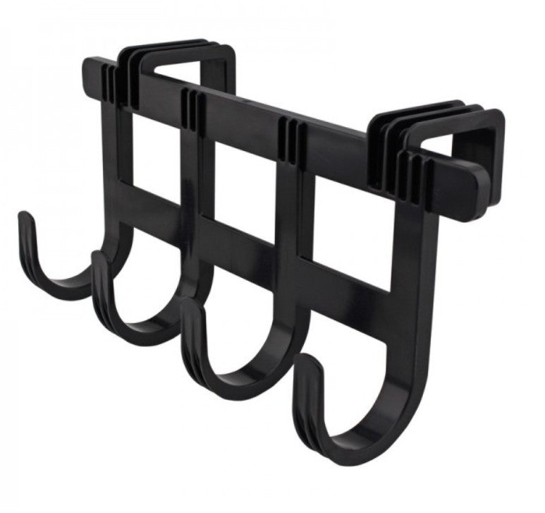 EQUINE HORSE EQUINE HORSE Gewa rack with hooks Nero attrezzatura da scuderia (7655) 7655 NERO 