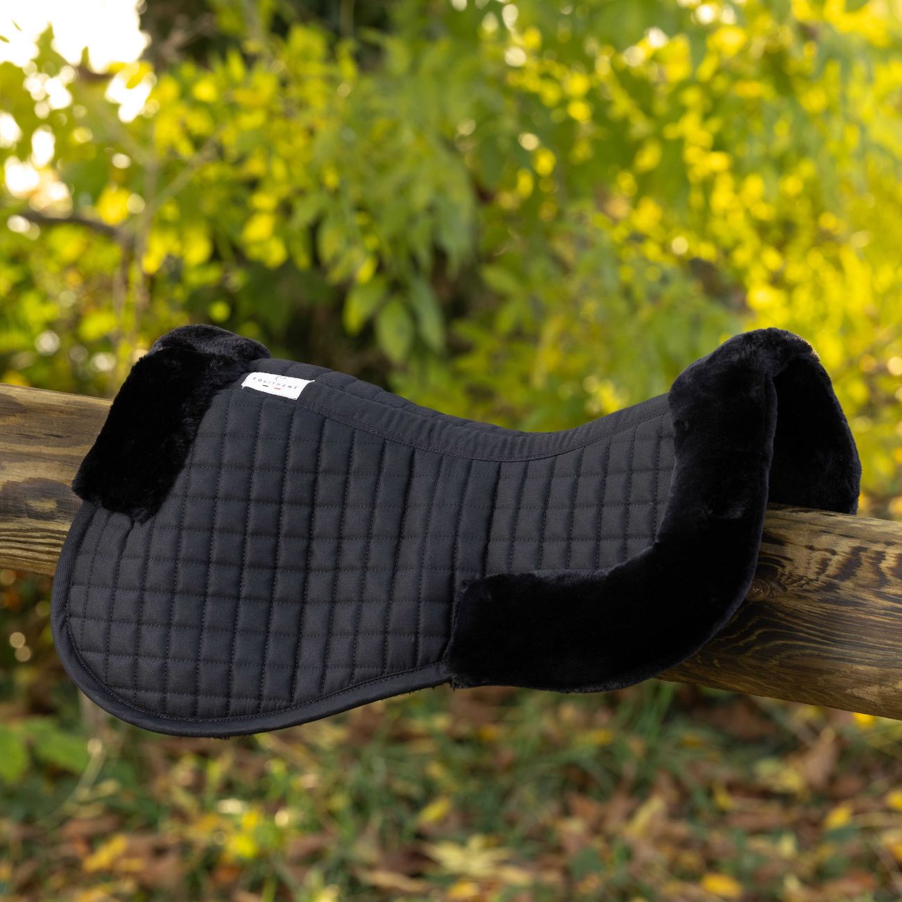 EQUITHEME Agnellino Half Pad Teddy Equitheme Nero 206074 202 