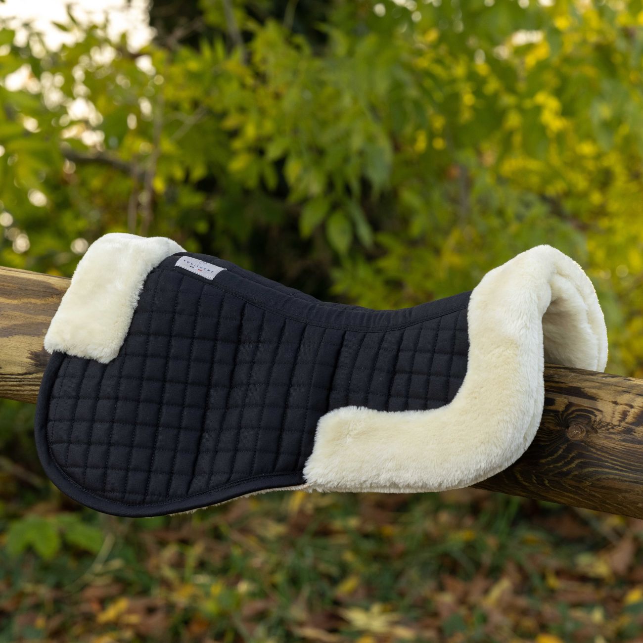 EQUITHEME Agnellino Half Pad Teddy Equitheme Nero/Bianco 206074 205 