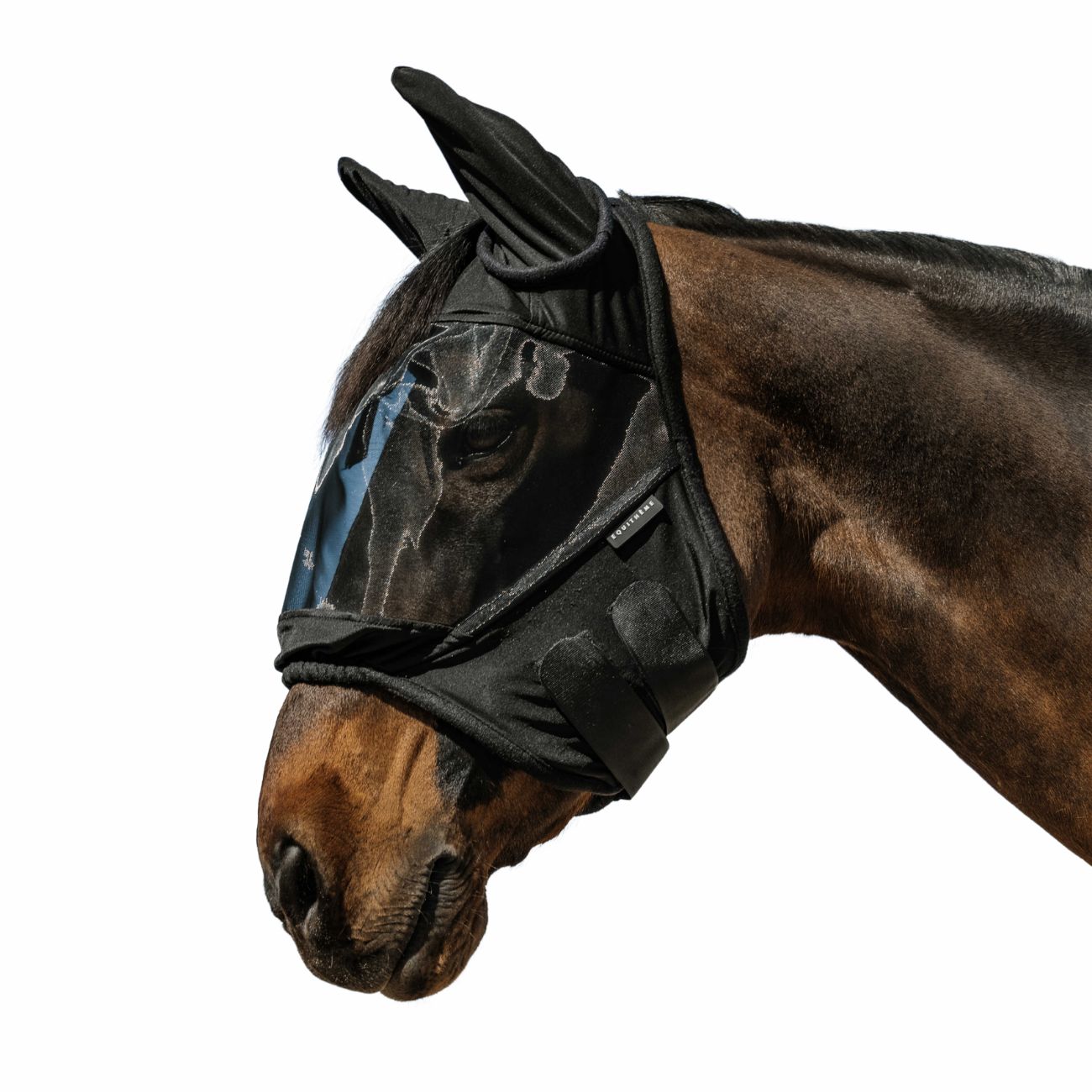 EQUITHEME EQUITHEME FLYMASK Black - CUFFIE ANTIRUMORE - ANTIMOSCHE [306019] 306019 BLACK 