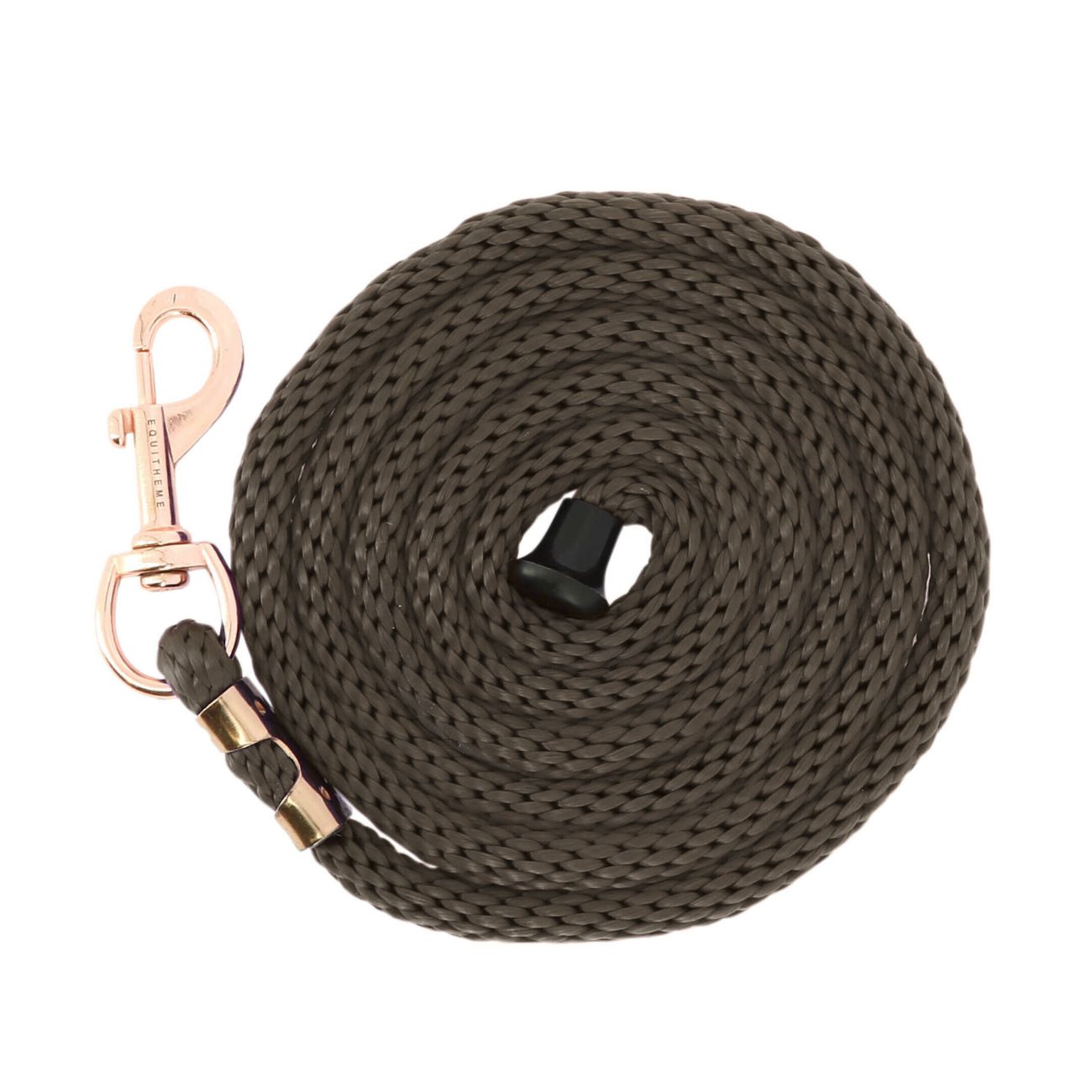 EQUITHEME Lunghina Soft Con Fibbie Oro Rosa 2m Equitheme 520085 004CHOCOLATE 