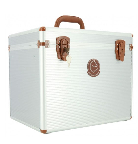 EQUITHEME Bauletto Grooming Box Je T'aime Equitheme Argento 700011 001SILVER 