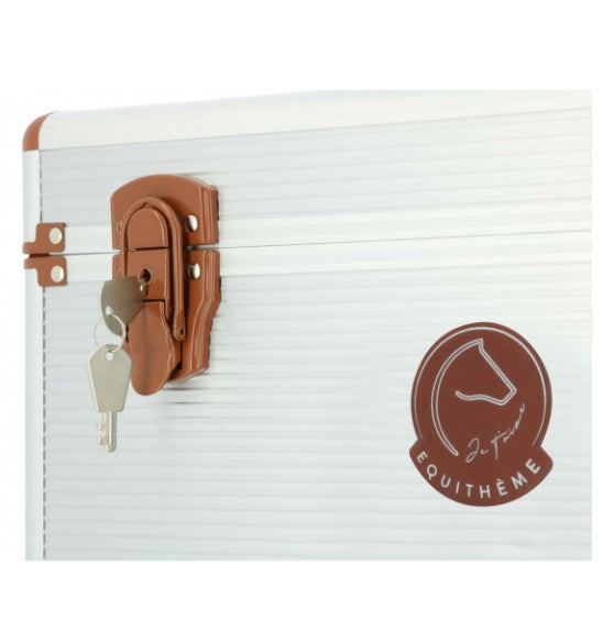 EQUITHEME Bauletto Grooming Box Je T'aime Equitheme Argento 700011 001SILVER 