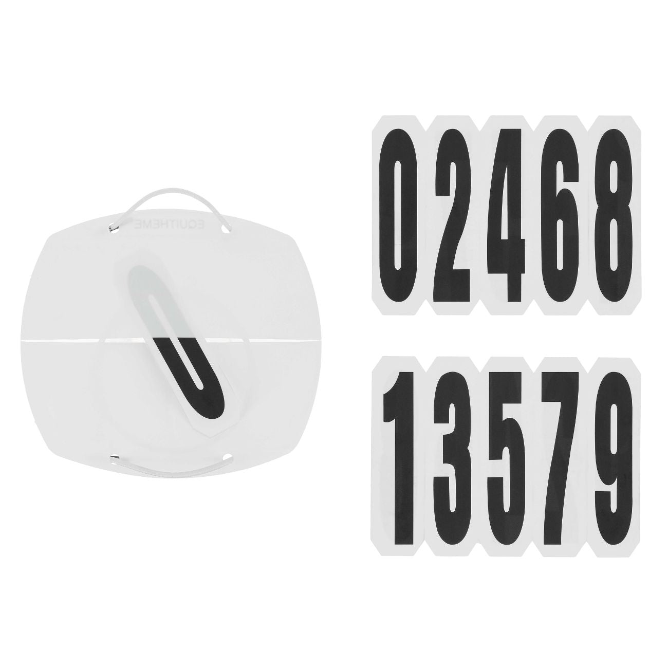 EQUITHEME Numero Di Testiera A Quattro Cifre Equitheme 904166 NEUTRO 