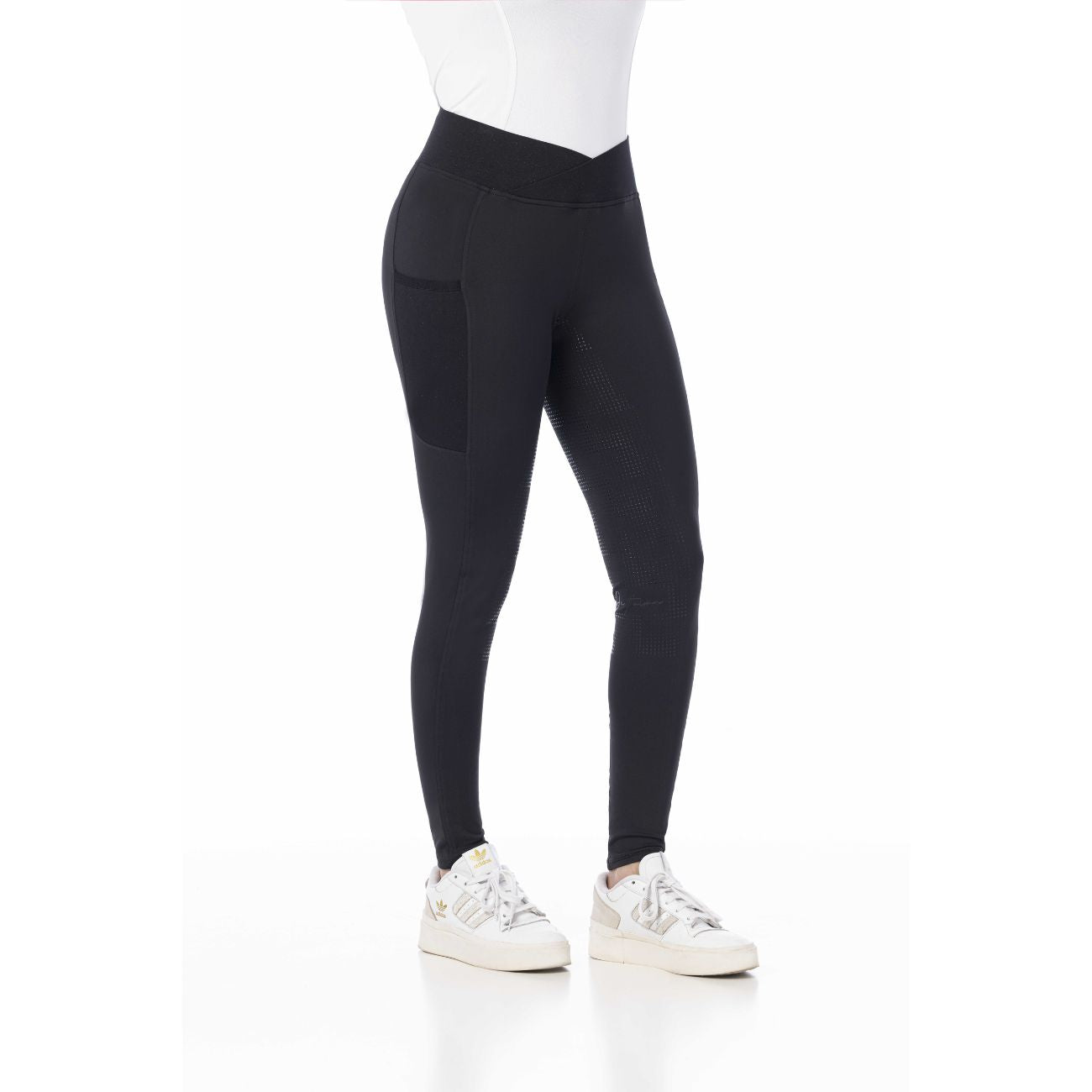 EQUITHEME Leggings Je T'aime Flora Equitheme 979163 BLACK 