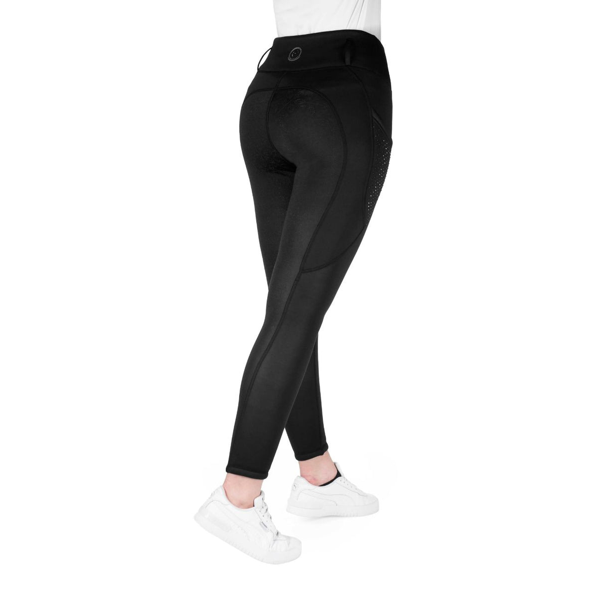 EQUITHEME Leggings Donna Invernali Polar EK-Neva 979168 BLACK 