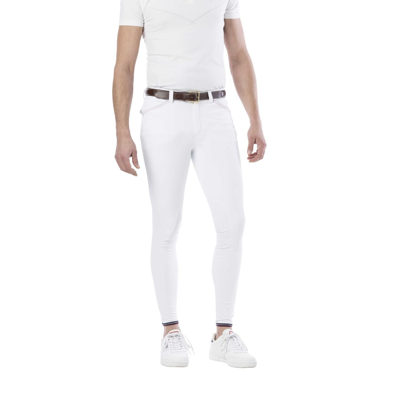 EQUITHEME Pantaloni Da Uomo Eliot Equitheme 979368 WHITE 