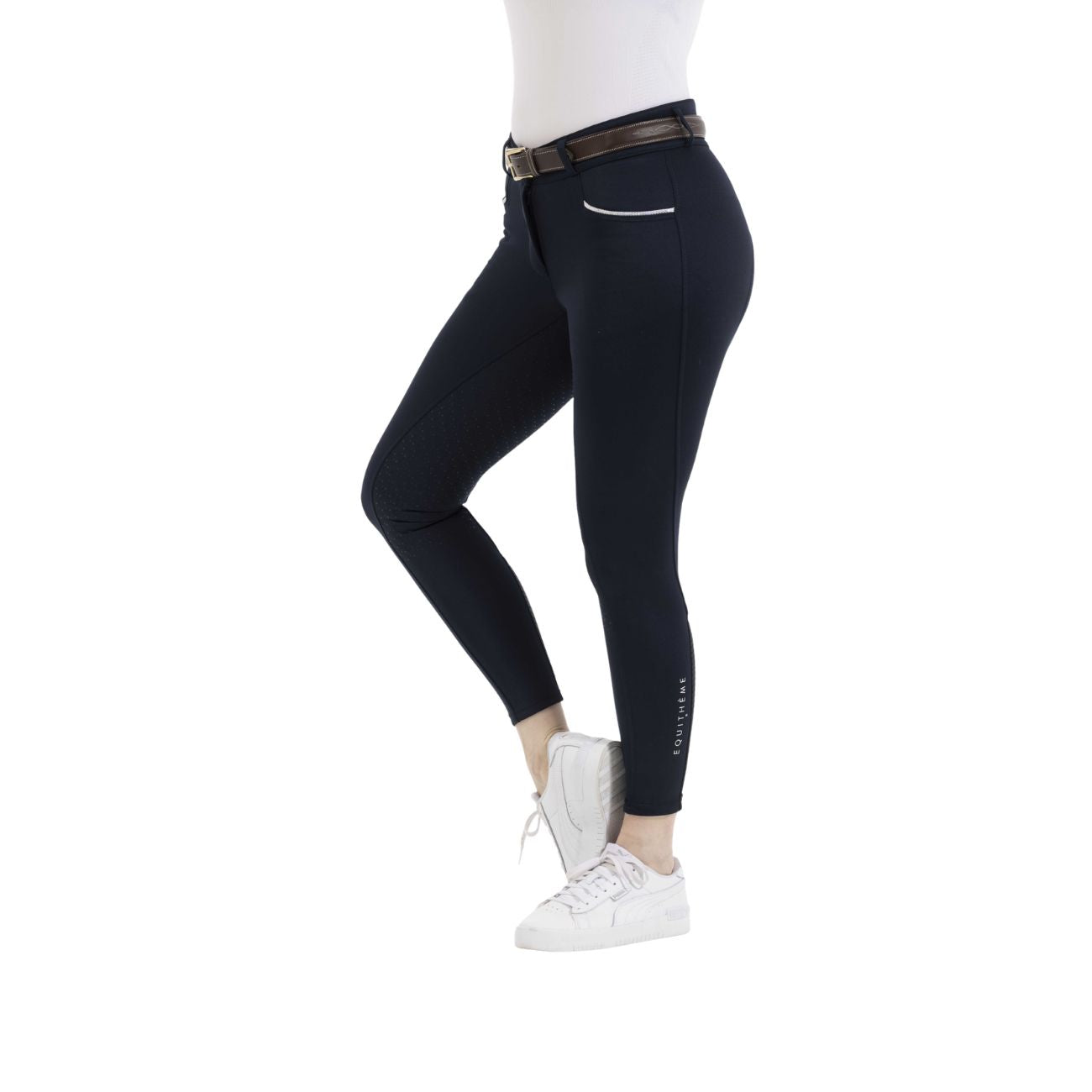 EQUITHEME Pantaloni Da Donna Claudine Equitheme Blu 979788 NAVY 