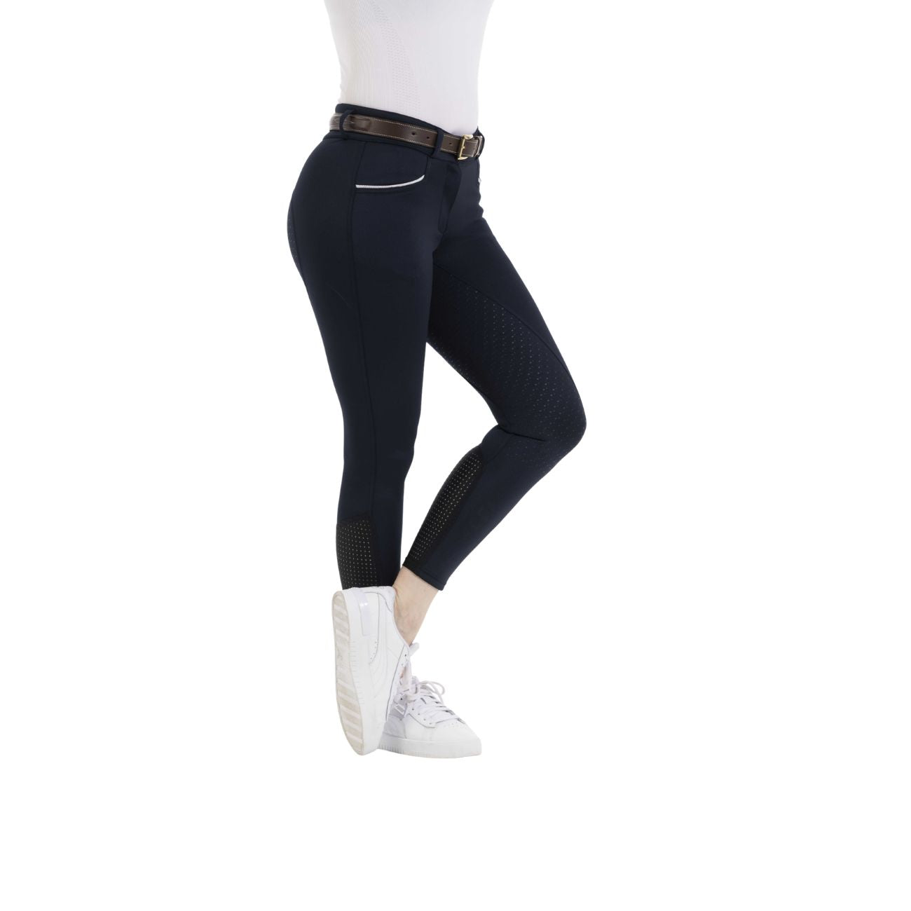 EQUITHEME Pantaloni Da Donna Claudine Equitheme Blu 979788 NAVY 