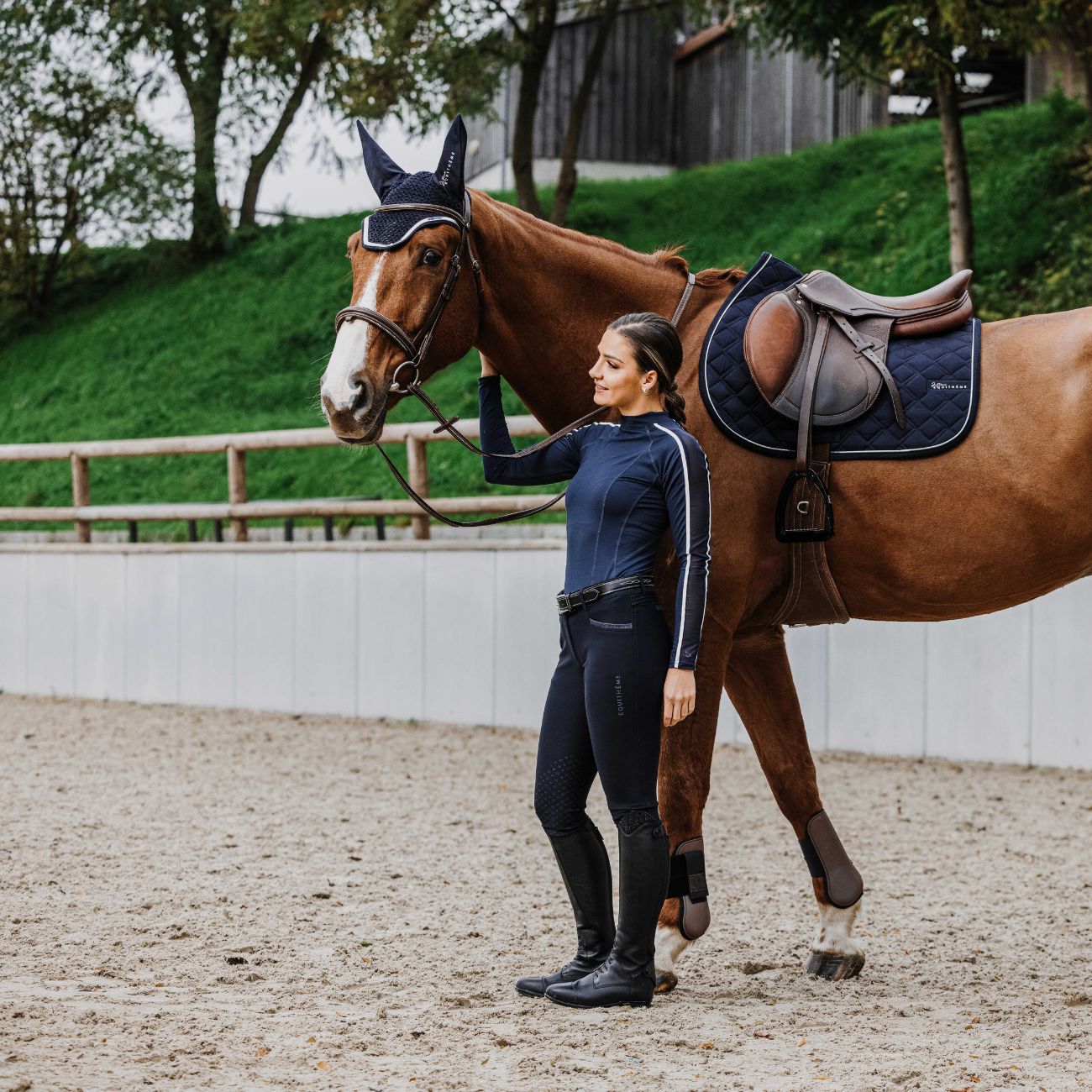 EQUITHEME Pantaloni Jessie Equitheme Blu 979824 NAVY 