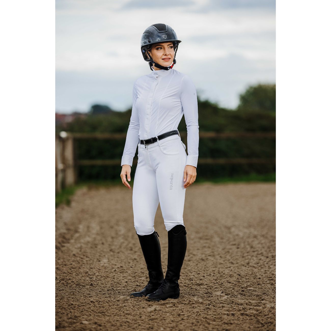 EQUITHEME Pantaloni Beverly Equitheme Bianco 979825 WHITE 