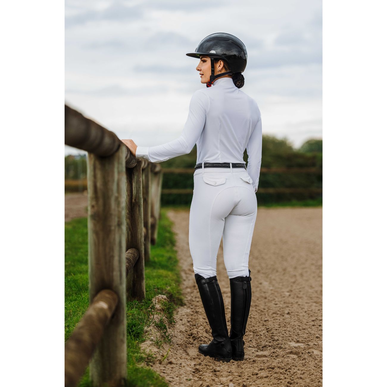 EQUITHEME Pantaloni Beverly Equitheme Bianco 979825 WHITE 