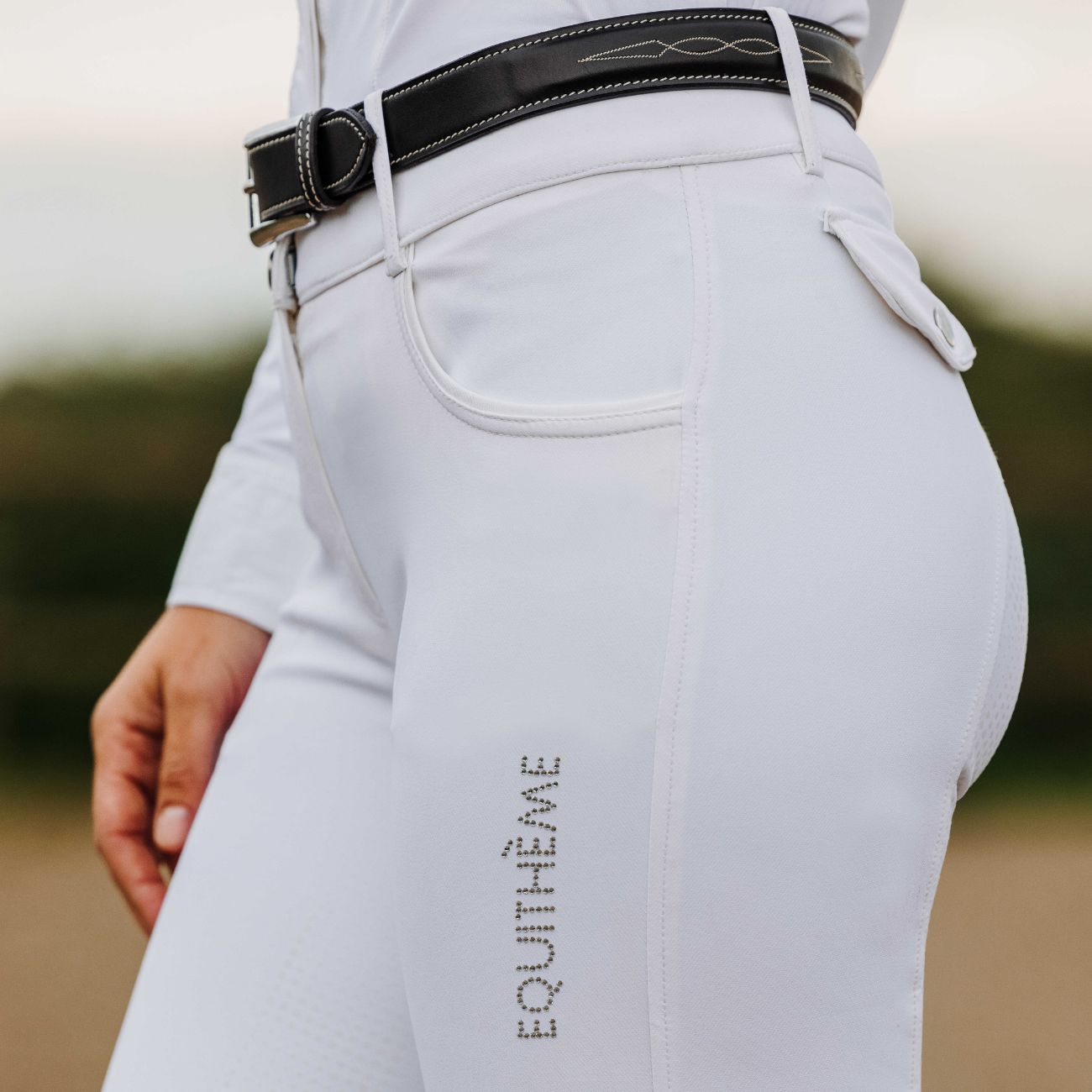 EQUITHEME Pantaloni Beverly Equitheme Bianco 979825 WHITE 