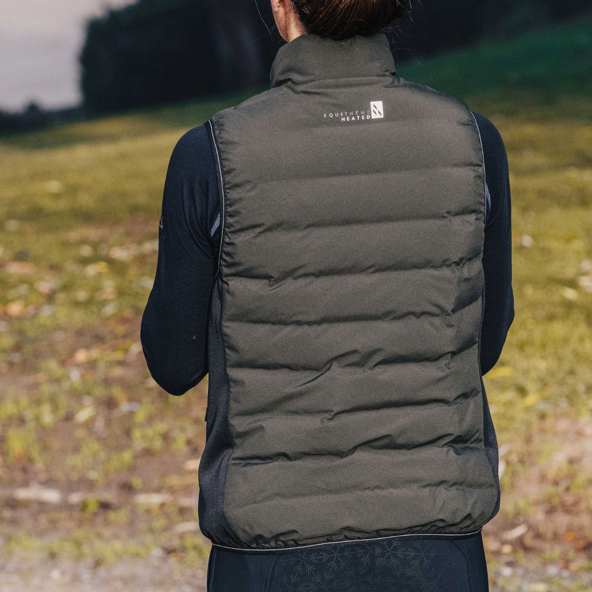 EQUITHEME Gilet Riscaldato Bodywarmer Sasha Kaki 981004 KAKI 