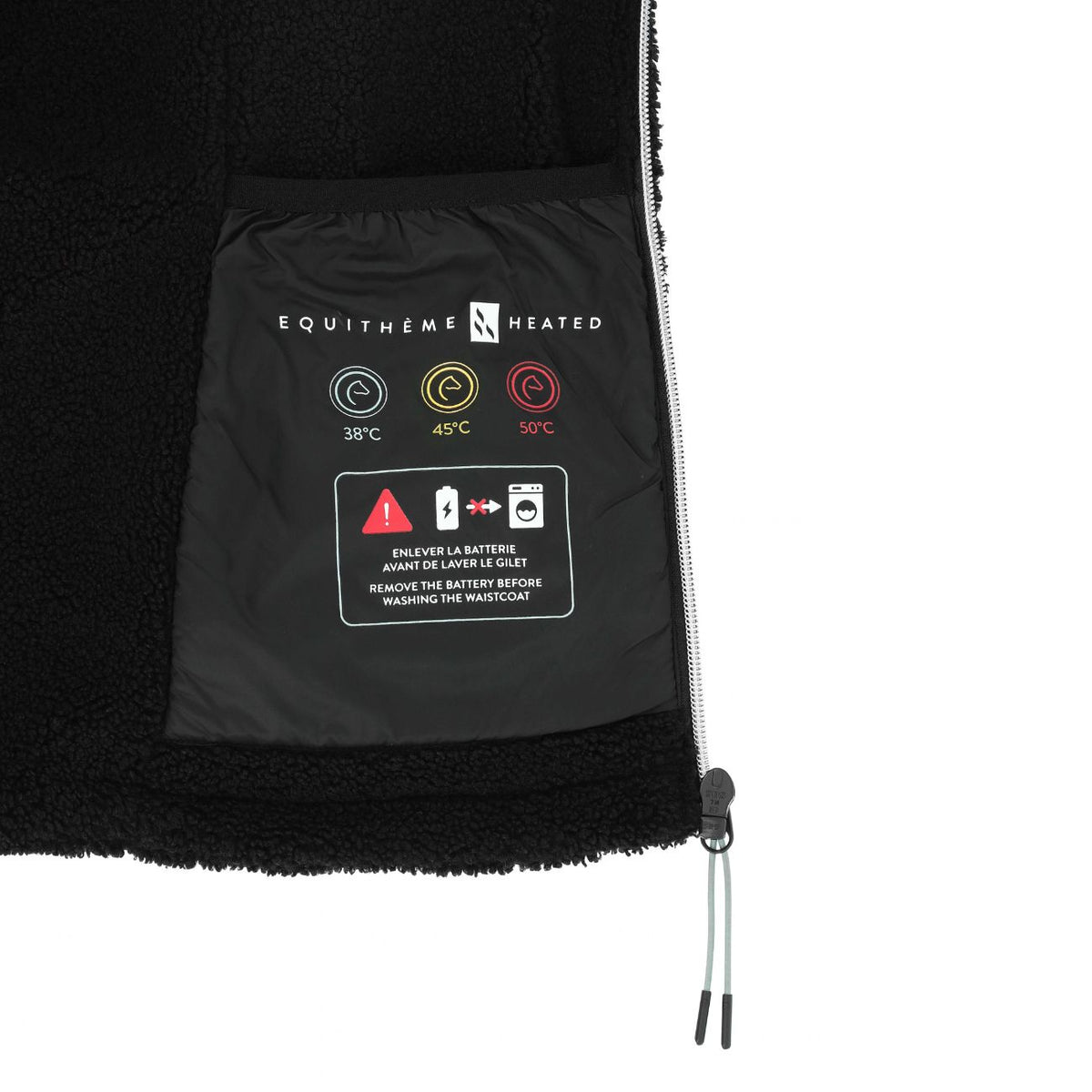 EQUITHEME Gilet Riscaldato Bodywarmer Valery 981005 BLACK 