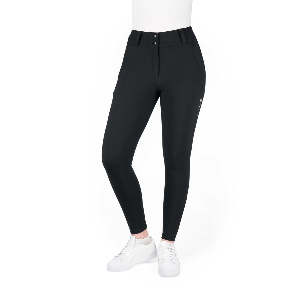 EQUITHEME Pantaloni Donna Riscaldati Sierra Nero 981100 BLACK 