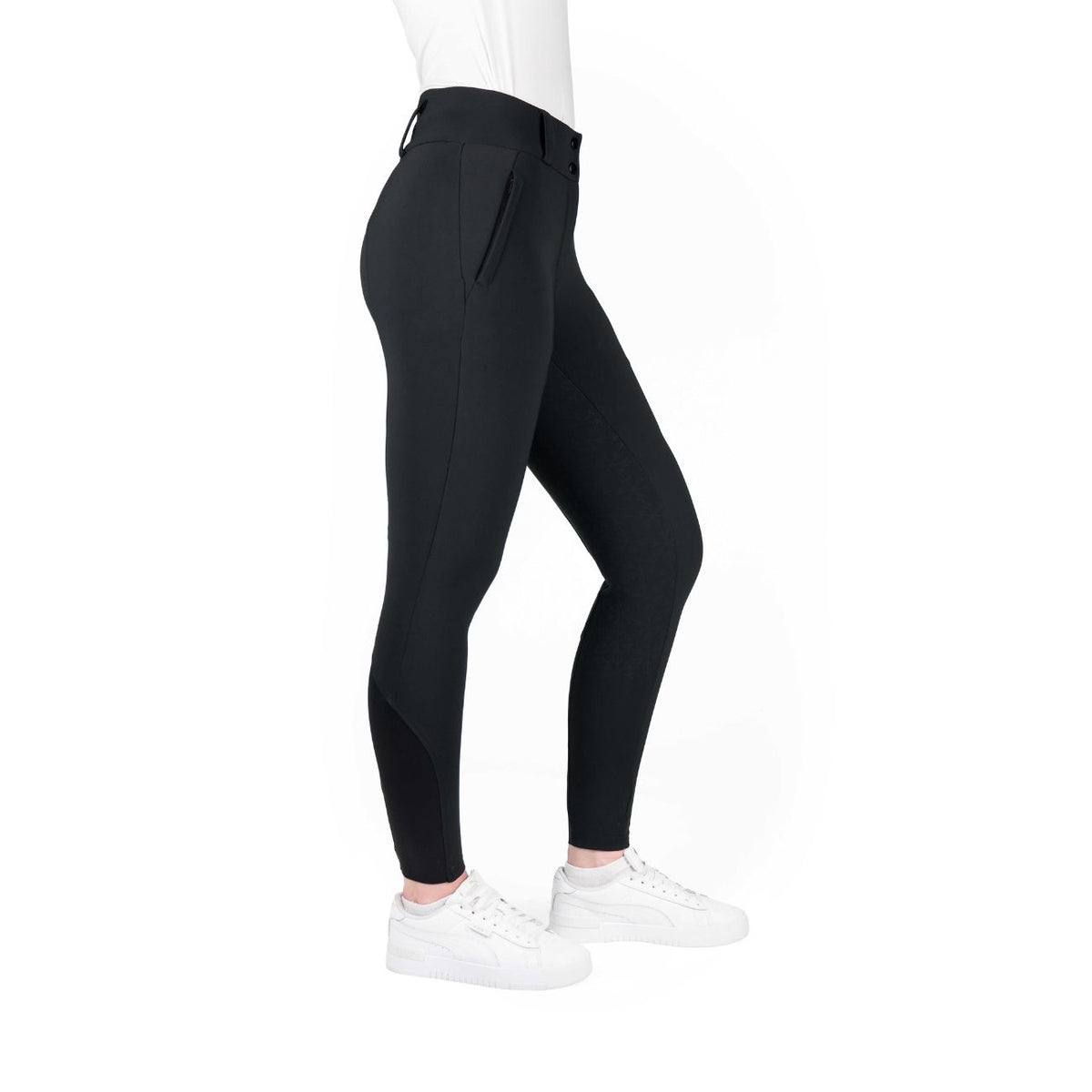 EQUITHEME Pantaloni Donna Riscaldati Sierra Nero 981100 BLACK 