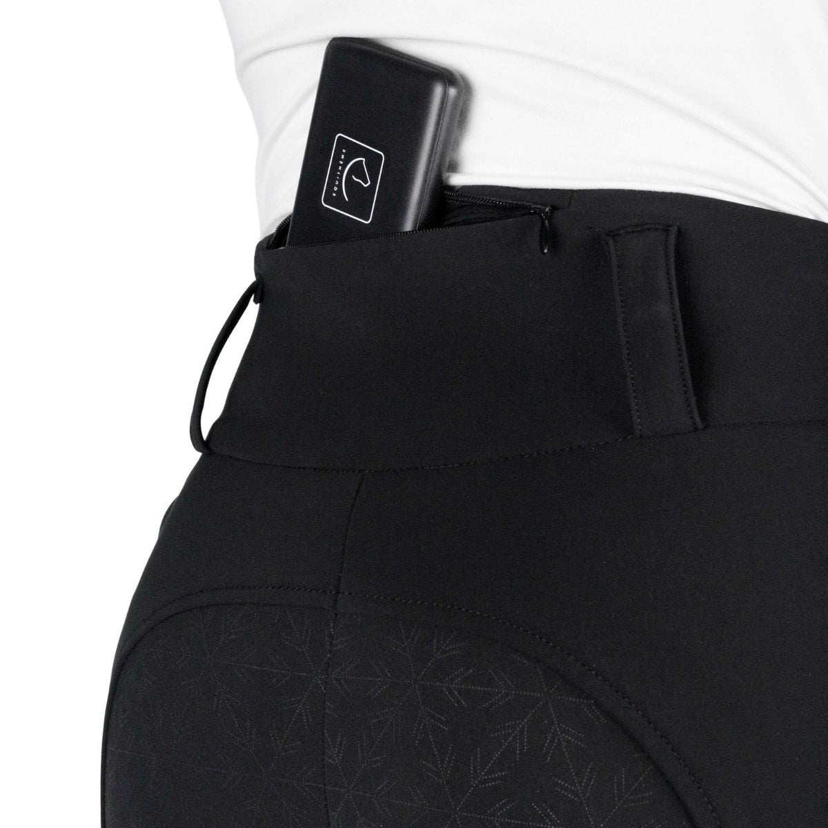 EQUITHEME Pantaloni Donna Riscaldati Sierra Nero 981100 BLACK 