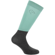 EQUITHEME Calze Bicolor Con Logo Equitheme Menta 9864 018MINT/GREEN 