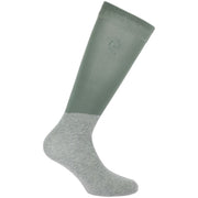 EQUITHEME Calze Bicolor Con Logo Equitheme Verde/Grigio 9864 471GREEN/GREY 