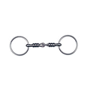 FEELING Filetto Ad Anelli Spezzato In 2 Con Canna Con Rulli Feeling 09EK-600275 INOX 