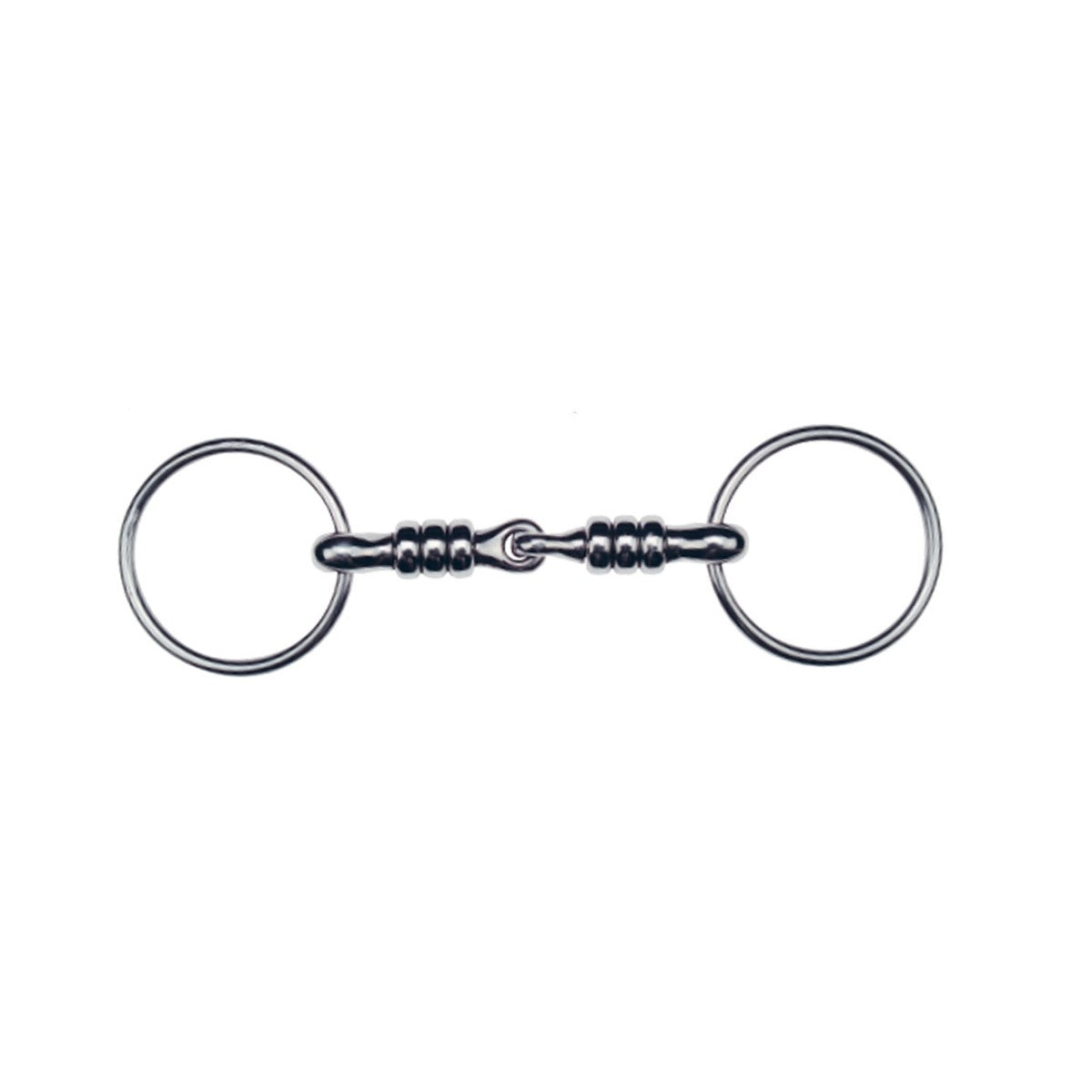 FEELING Filetto Ad Anelli Spezzato In 2 Con Canna Con Rulli Feeling 09EK-600275 INOX 