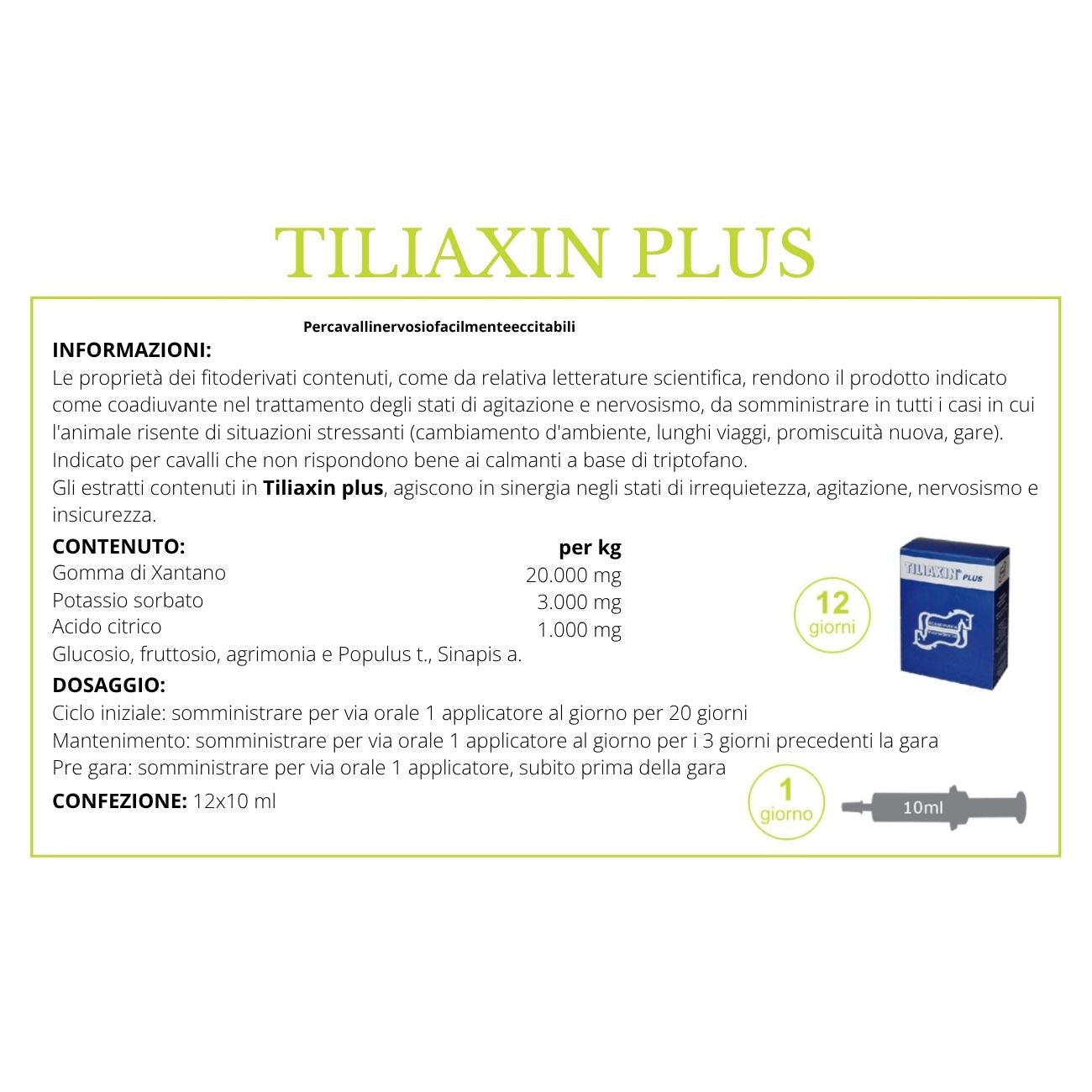 FORAN Tiliaxin Plus 12 X 10ml 1146/B NEUTRO 