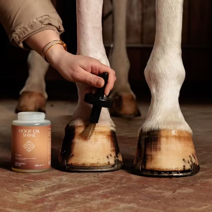 GROOMING DELUXE Olio Per La Cura Dello Zoccolo GD Hoof Oil Shine 500ml Kentucky Naturale 72108 02NATUREL 