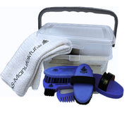 HAAS Grooming Box Starter Junior Blu 35037 TRASPARENTE/BLU 