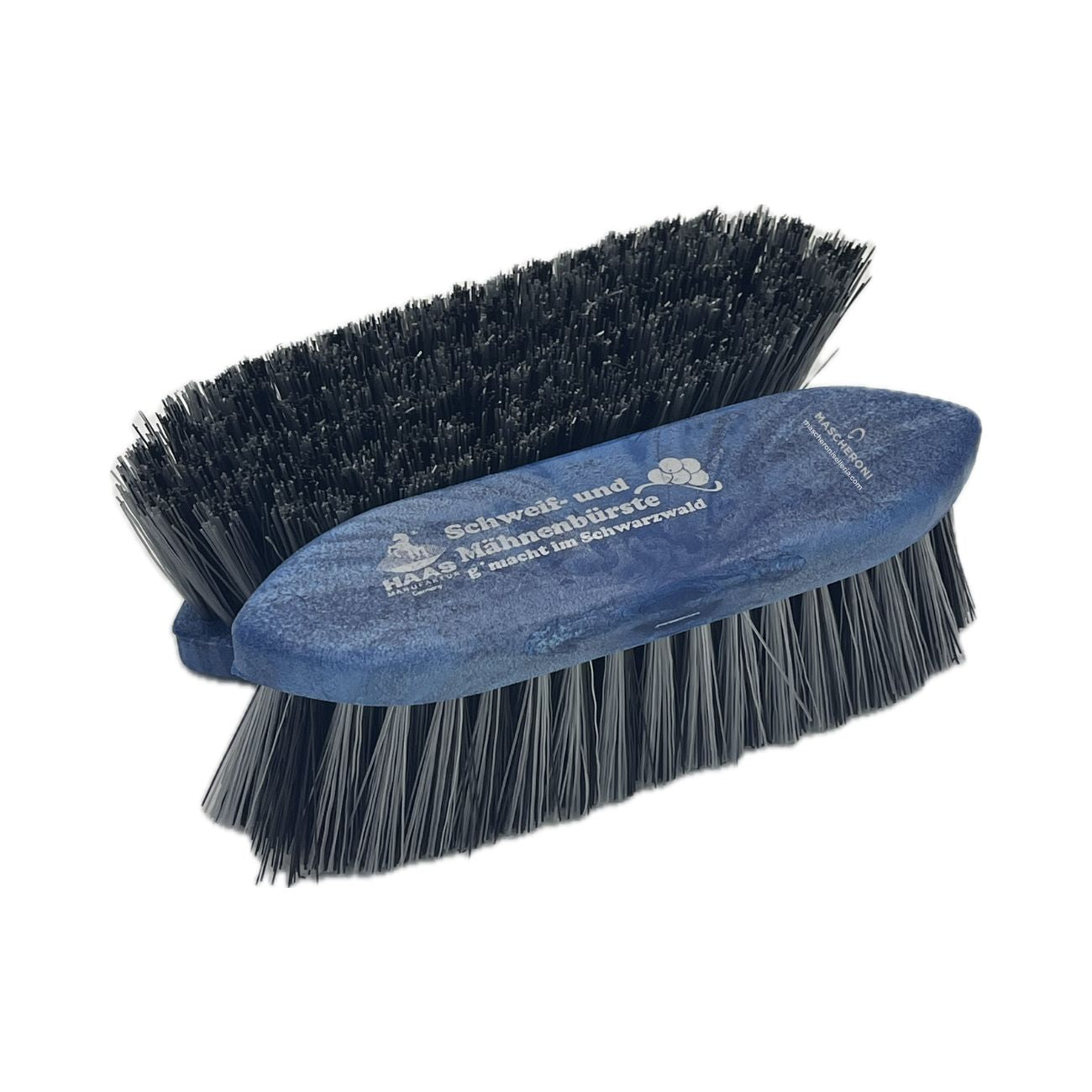 HAAS Brusca Mini Mane Brush 5cm Bristles Haas Blu 40836 BLU 