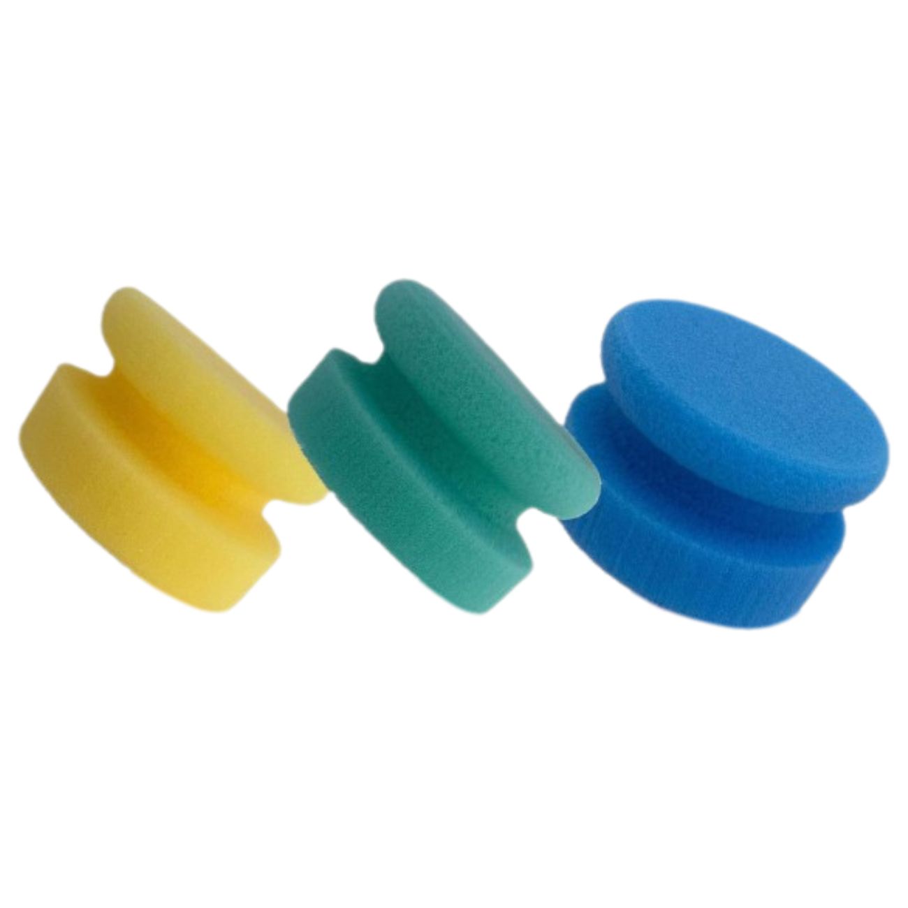 HAAS Set Di 3 Spugne Haas 50980 BLU/GIALLO/VERDE 
