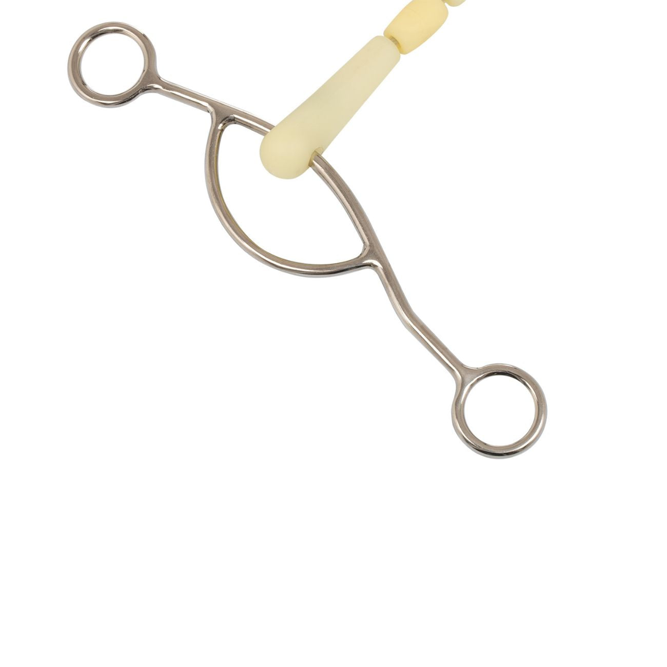 HAPPY MOUTH Morso Americano Ad Aste Spezzato In Tre Happy Mouth MO00348 INOX 