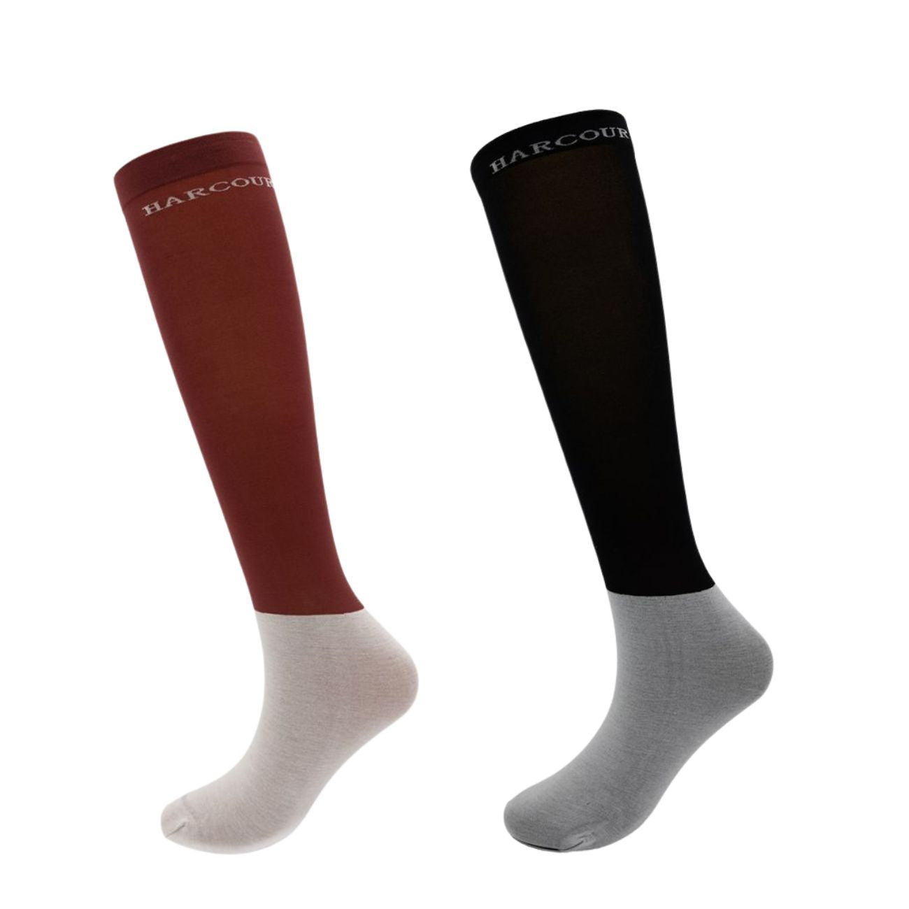 HARCOUR Calze Vaya Harcour Nero E Bordeaux 3000439400652 BLACK/VINE 