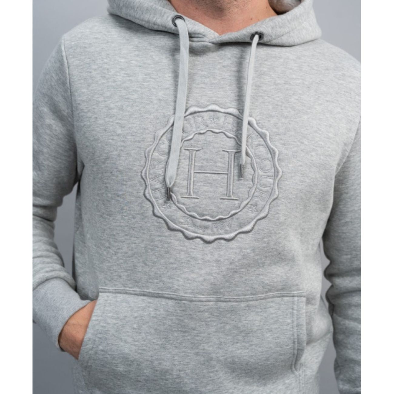 HARCOUR Felpa Unisex Samy Grigio 3000440036116 GREYMELANGE 