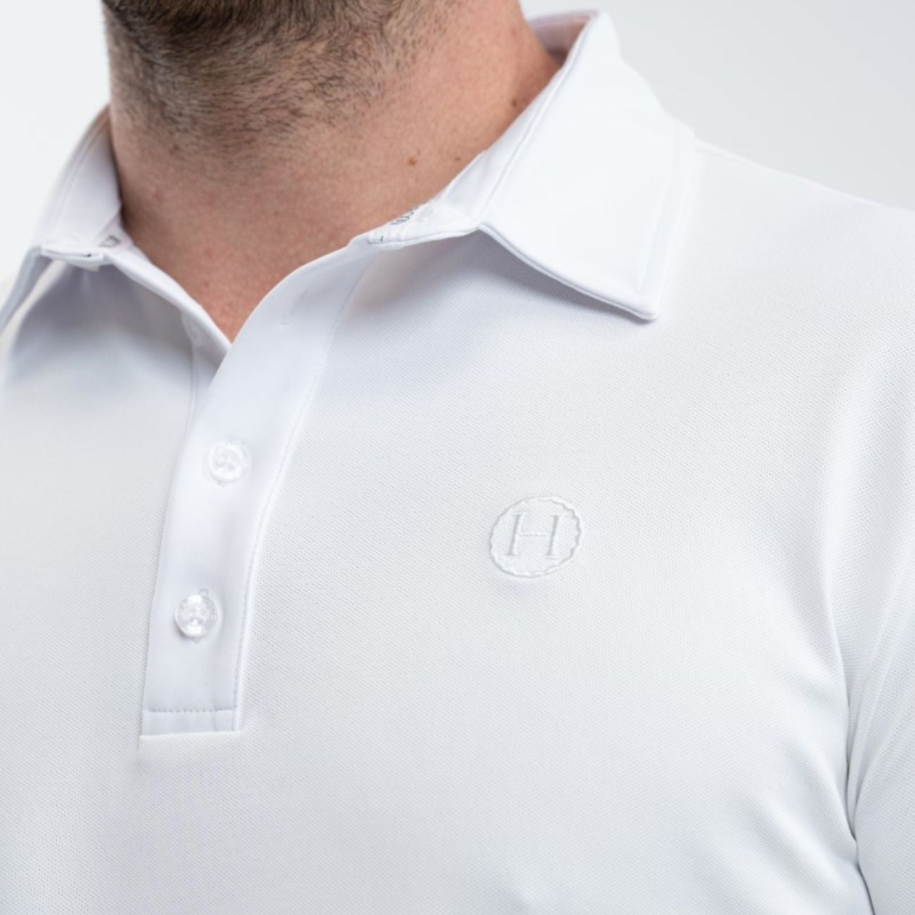 HARCOUR Polo Da Concorso Da Uomo Preston Harcour 300044007 BIANCO 