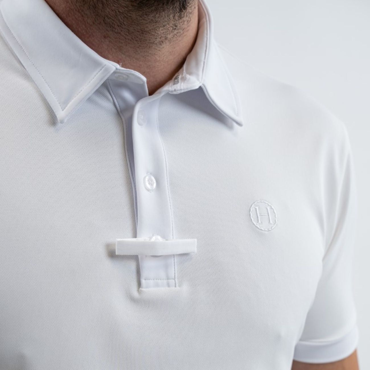 HARCOUR Polo Da Concorso Da Uomo Preston Harcour 300044007 BIANCO 