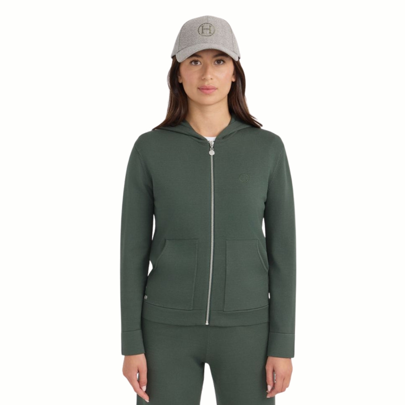 HARCOUR Felpa Da donna Amelie Con Zip 3000450061061 CLOVER 
