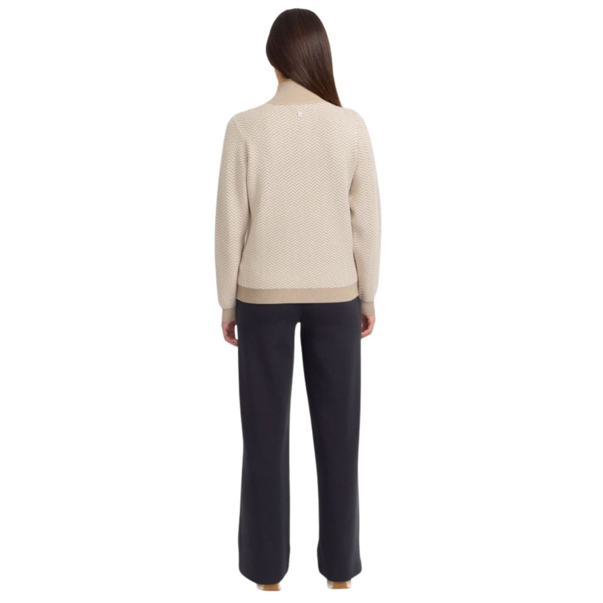 HARCOUR Maglione Donna A Collo Alto Carol 3000450063423 CHEVRON 