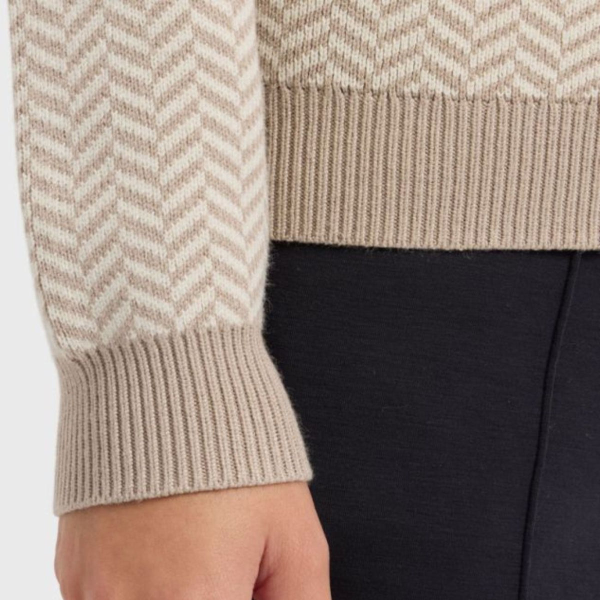 HARCOUR Maglione Donna A Collo Alto Carol 3000450063423 CHEVRON 