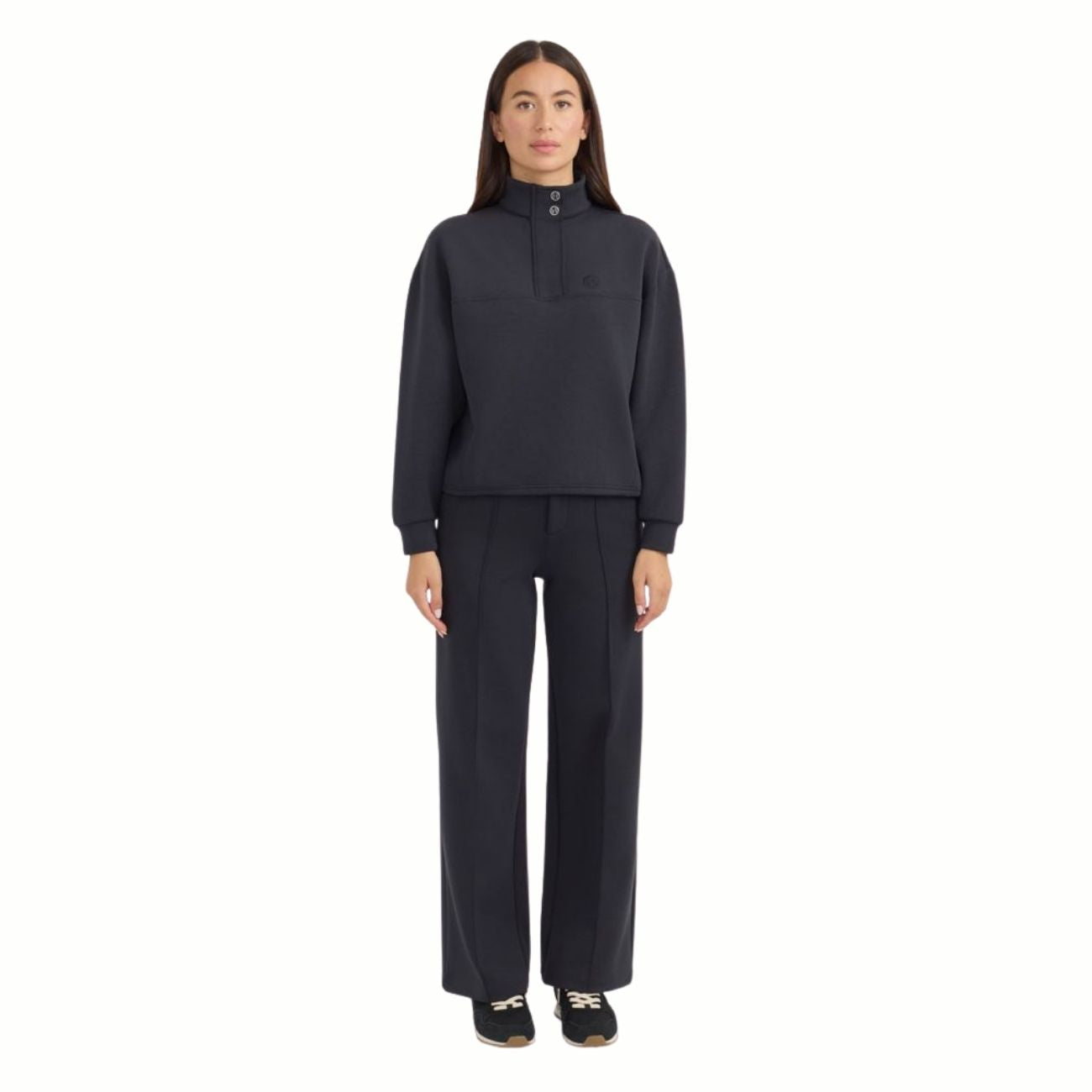 HARCOUR Felpa Donna Half Zip Cassandre Nero 3000450064758 BLACK 