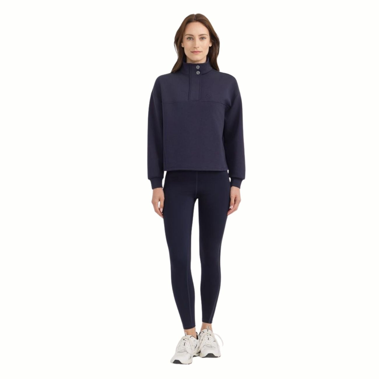 HARCOUR Felpa Donna Half Zip Cassandre Blu 3000450064758 NAVY 