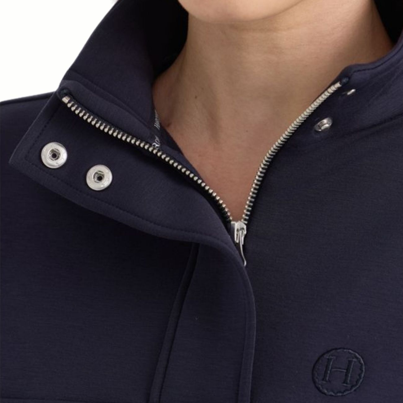 HARCOUR Felpa Donna Half Zip Cassandre Blu 3000450064758 NAVY 