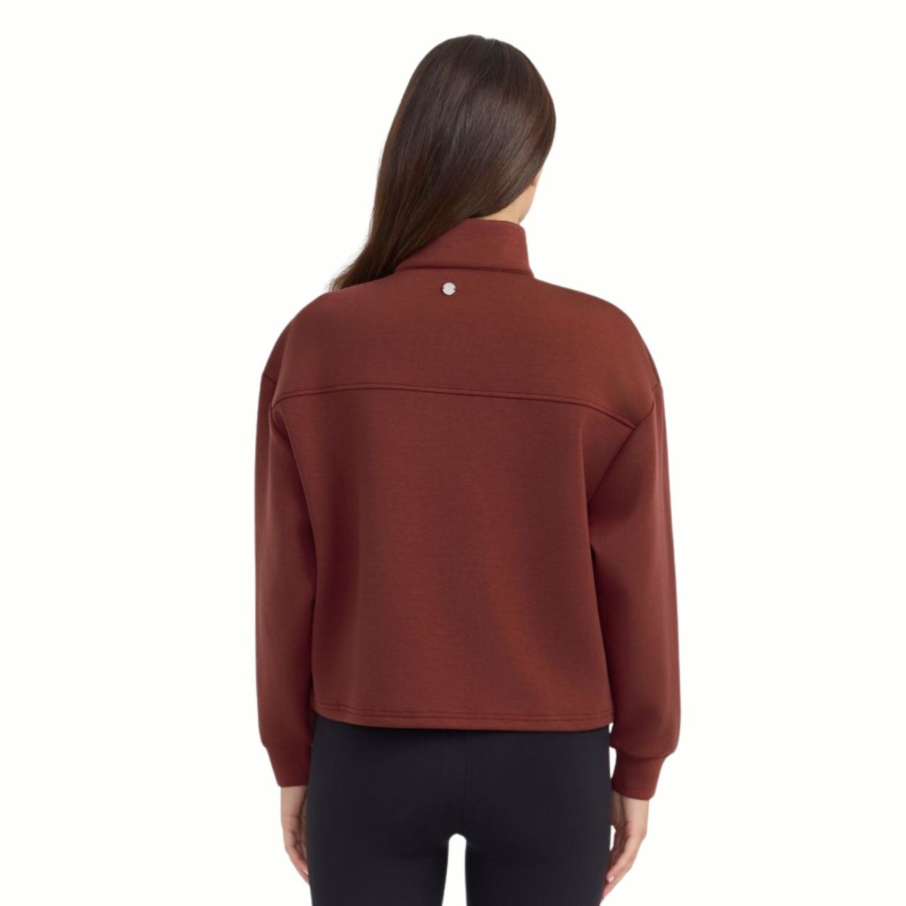 HARCOUR Felpa Donna Half Zip Cassandre Bordeaux 3000450064758 VINE 