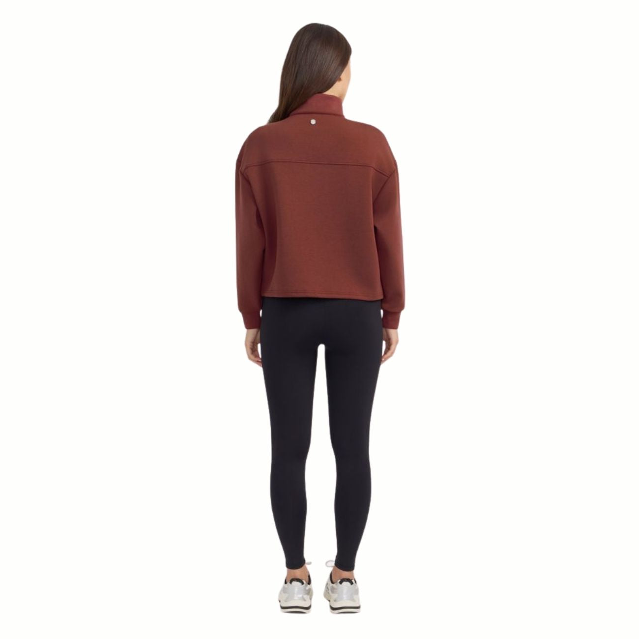 HARCOUR Felpa Donna Half Zip Cassandre Bordeaux 3000450064758 VINE 