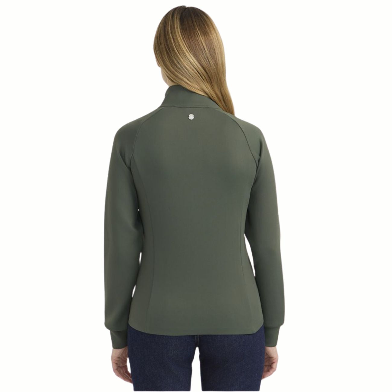 HARCOUR Felpa Tecnica Donna Full Zip Clotilde Verde 3000450072432 CLOVER 